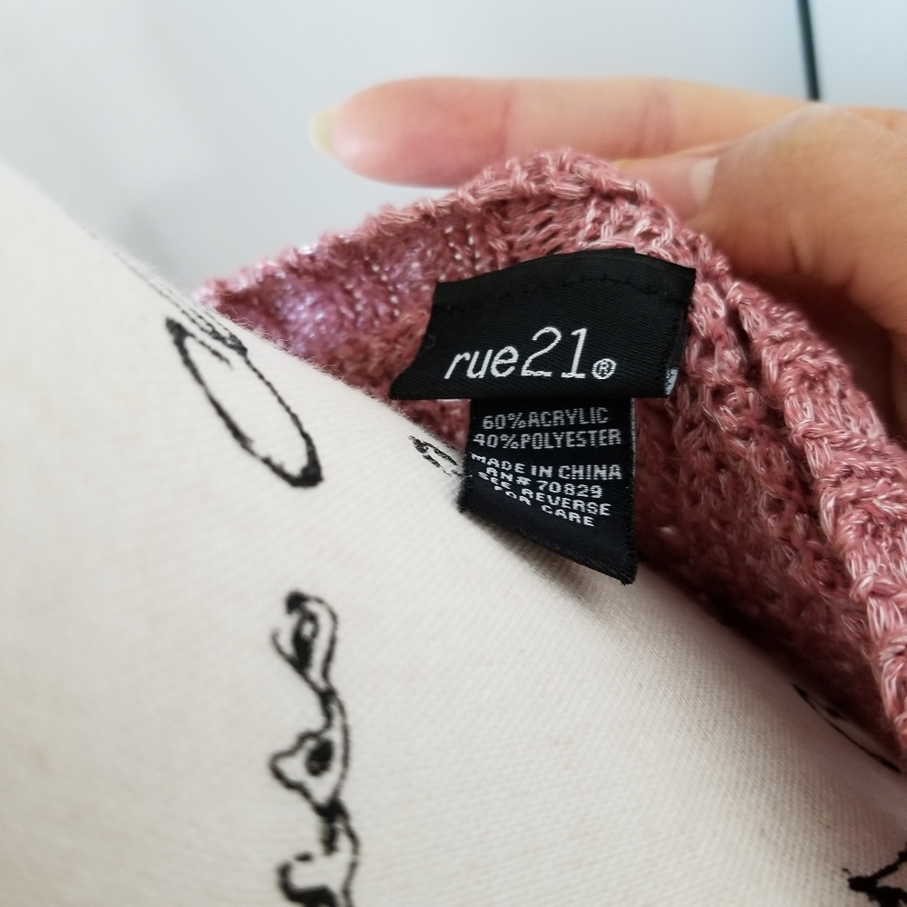Rue21 Pink Embroidered Blouse. - Picture 15 of 16